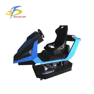 Design simples 3DOF 9d vr simulador de corridas de carro com preço de fábrica