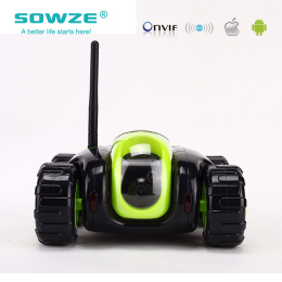 720 p WiFi removible visión nocturna inalámbrica <span class=keywords><strong>RC</strong></span> coche espía oculto <span class=keywords><strong>tanque</strong></span> robot juguete cámara IP - Product Image 2