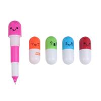 Pluma de cápsula de plástico promocional, Linda marca Jinghao