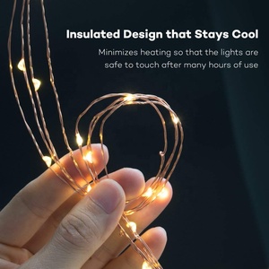 <span class=keywords><strong>Evermore</strong></span>-guirlande lumineuse LED 33 pieds, avec 100 LED, usage extérieur, luminaire décoratif, idéal pour un jardin, noël - Product Image 3