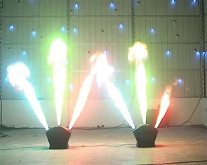 Macchina per Effetti Speciali MISS a 3 Teste con Fiamme, Controllo DMX512, 4 Canali, 180W, Triplo Getto di <span class=keywords><strong>Fuoco</strong></span>, Altezza Spray 2-3m per Palcoscenico - Product Image 2