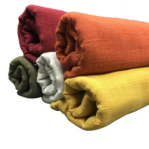 Bán Buôn Vải Lanh Cotton Pha Trộn Vải Dệt Dùng Cho Quần Áo Vải Lanh Cotton - Product Image 2