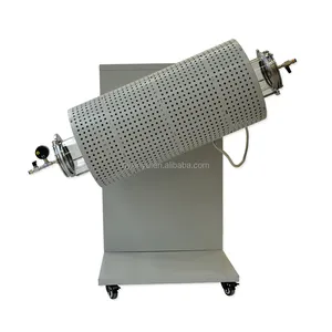 Harga terbaik ce disetujui 1200C laboratorium tabung rotary kiln untuk perlakuan panas