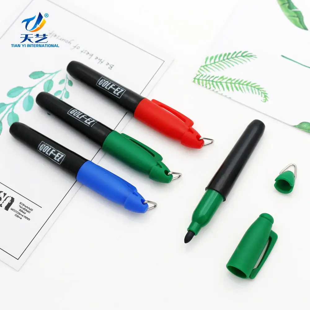 OEM Mini Permanent MarkersペンAssorted Colorsマーカーペンセットのための任意の表面