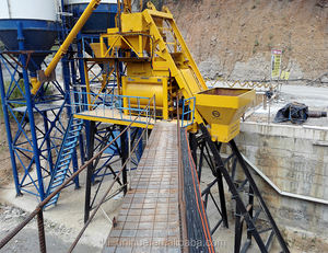 HZS75 Tanaman Pencampur Kelelawar, Tipe Lift Hopper 75m 3/H Beton Tetap - Product Image 5