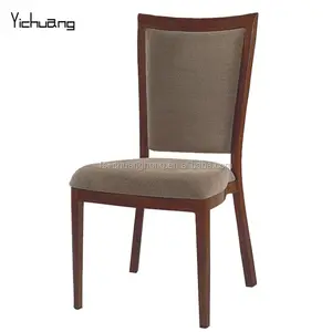 Kursi Restoran Kayu dengan Bantalan Nyaman (YC-E55) Furnitur Restoran Kopi Logam Modern Harga Wajar 35*35*2.0