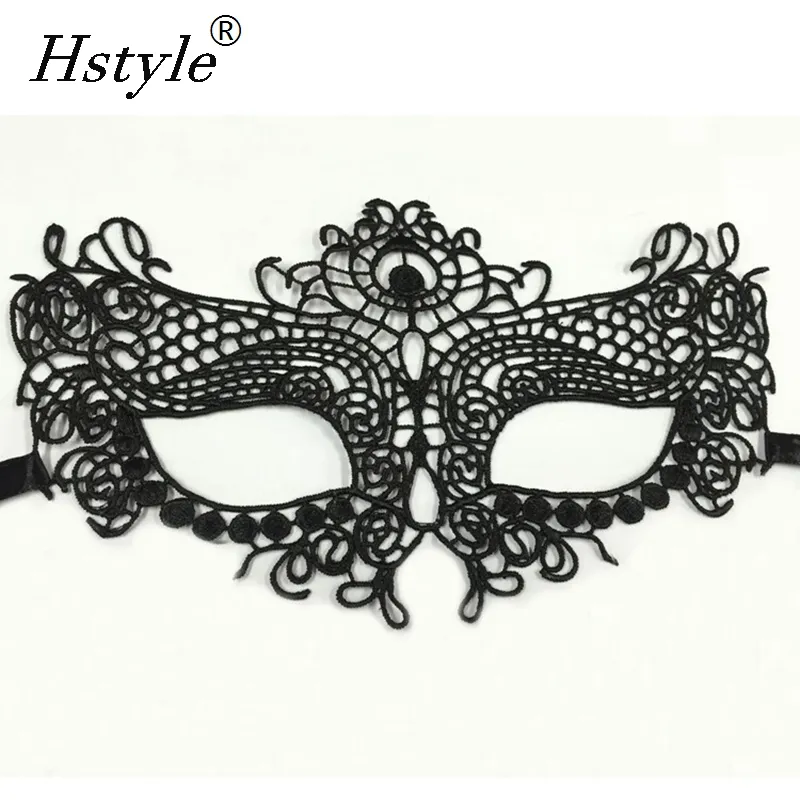 Masquerade Party Sexy Lady Lace Mask Black Hollow Bat Mask MJC001