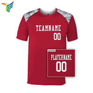 Casual trendy short sleeve custom soccer jersey for men - Product Image 3