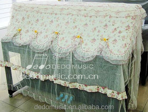 All'ingrosso della fabbrica Coperchio Piano di Copertura Fatta di Pleuche Lungo Pattern Completo/Merletto - Product Image 2