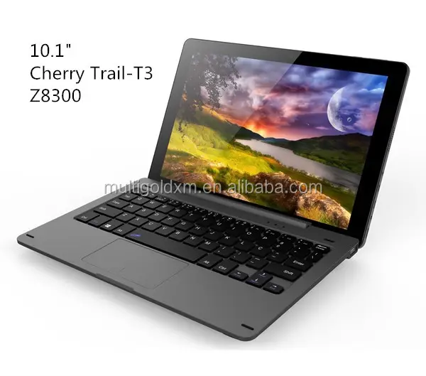 10.1 inç win10 Intel Atom Kiraz Trail T3 Z8300 Quad Core Tablet PC, Ile 10 inç Tablet PC IPS Ekran 1280*800