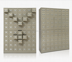 Multi Tiroirs En Acier Armoires à <span class=keywords><strong>Pharmacie</strong></span> Index Cartes Fichier Armoires - Product Image 6