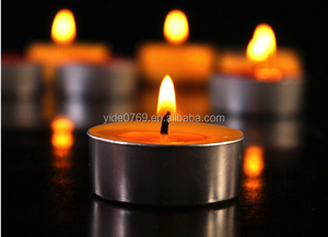 Nến tealight YD-14g 4 giờ trong cốc nhôm & cốc thủy tinh - Product Image 2