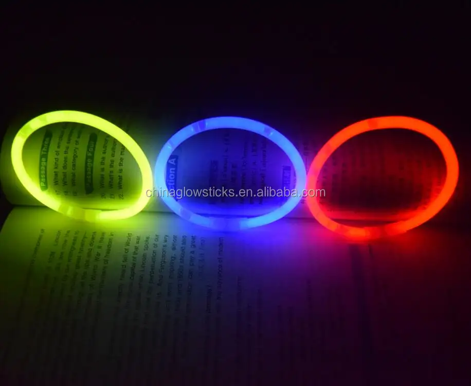 8 ''Neon Leuchtstäbe leichte Armbänder