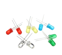 Kit assorti de diodes LED 3mm 5mm, diodes électroluminescentes universelles rouge vert bleu jaune blanc, ensemble de diodes LED DIY 200 pièces/boîte