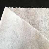 Entoilage thermocollant non tissé aiguilleté en PES avec points de colle, pour collage à chaud