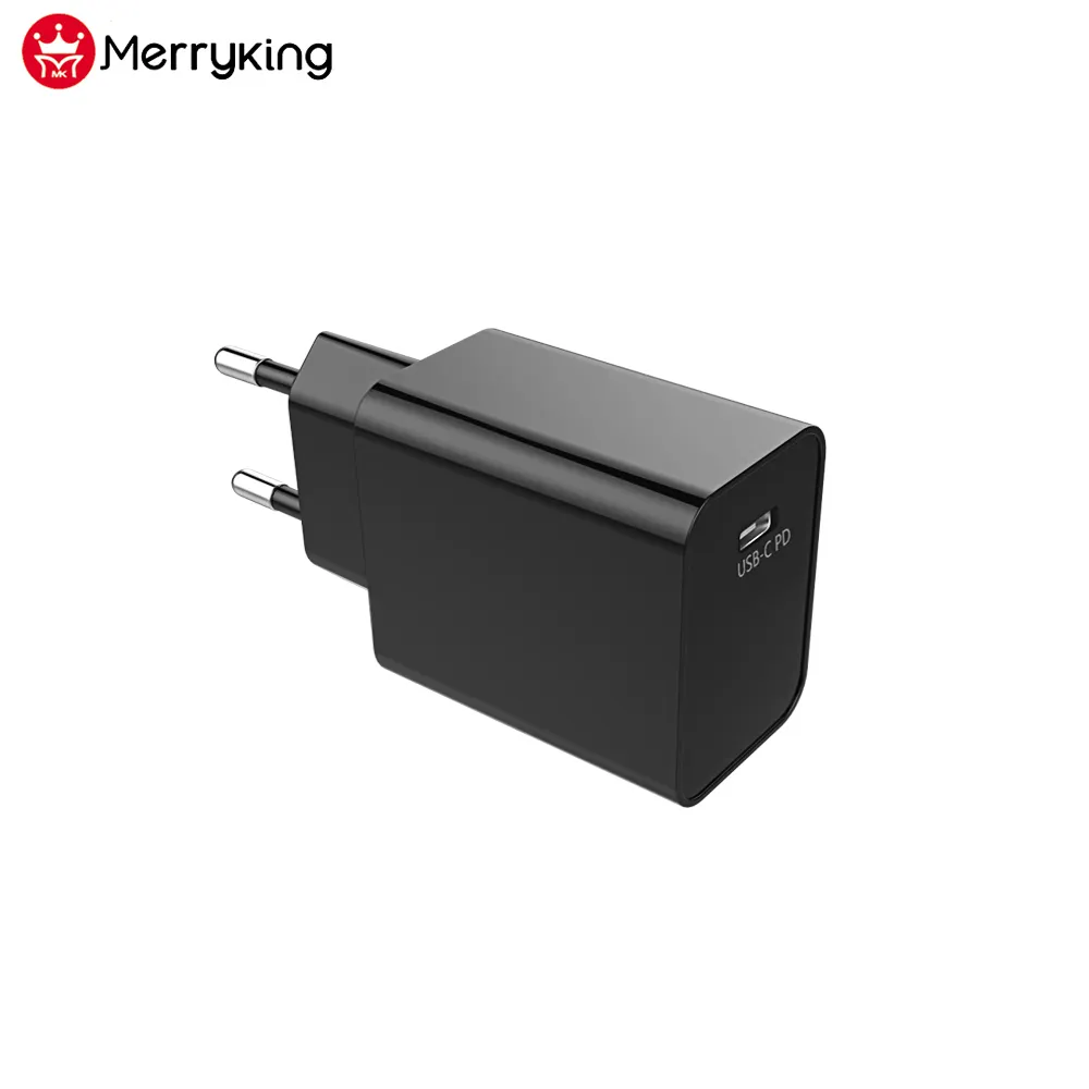 EU USB-C charger 18W PD charger 5V 3A 9V 2A 12V 1.5A multiple output for smart mobile phones