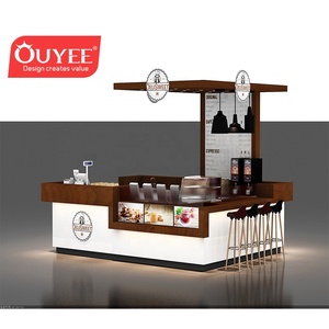 Quiosco de Café de Alta Calidad, Diseño de Cafetería, Quiosco de Helados, Diseños de Quioscos de Cafetería, Mostrador de Comida Rápida - Product Image 1