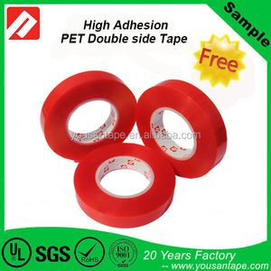 Transparente PET Cinta de Doble cara con <span class=keywords><strong>Rojo</strong></span> Película de protección De la Cubierta LCD de Pantalla Táctil del teléfono Móvil - Product Image 6