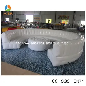 2020 AIER नई शैली inflatable दौर सोफे, inflatable सोफे बिस्तर के लिए पार्टी, inflatable पार्टी सोफे