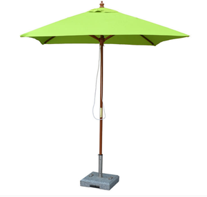 8-Rippen 38MM Stange Polyester 2,7M Holz Terrassen-Gartenschirm Sonnenschutz Outdoor Café Strand Sonnenschirm für Russland VB <span class=keywords><strong>Gold</strong></span> Glen Avon - Product Image 1