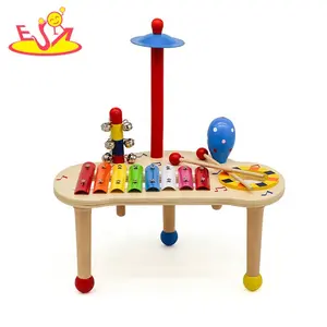 2018 wholesale musical wooden educational toys for baby W07A102