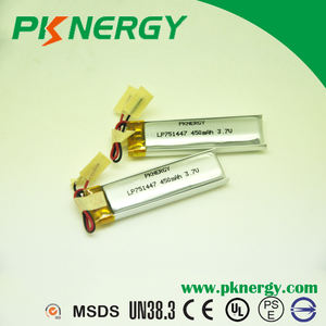 Recargable de baterías RC 781447 <span class=keywords><strong>3</strong></span>.7 v 450 mah lipo pequeñas celdas de la batería - Product Image 1