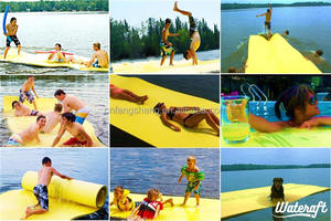 Precio competitivo de agua flotante estera 6x18ft/balsas <span class=keywords><strong>piscina</strong></span>/Lago Estera tamaño/color/logo se puede personalizar - Product Image 2