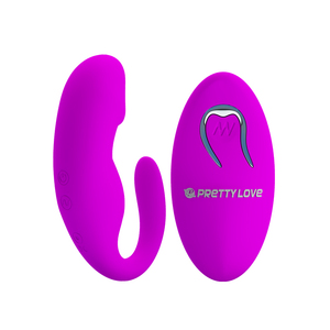 Gode vibrateur <span class=keywords><strong>clitoris</strong></span> sans fil 12 fonctions vibrations télécommande USB rechargeable masseur - Product Image 5