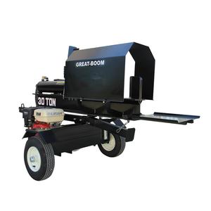 CE gasolina log splitter 30Ton leña de madera procesador de gran Boom-Boom - Product Image 3