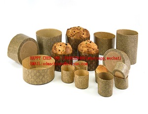 Moldes para hornear <span class=keywords><strong>panettone</strong></span>/formas de papel para hornear, máquina empacadora de pan y muffins italianos - Product Image 2