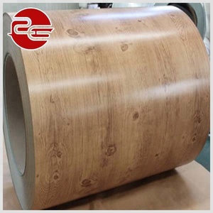 Placas de bobina PPGI impresas con patrón de diseño de madera, placa de acero al carbono para puerta, recubierta de acero suave, 0,25mm - Product Image 3