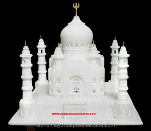Sculpture en marbre du Taj Mahal - Product Image 1