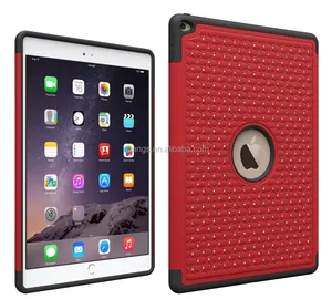 Low price china mobile phone hot spot drill diamond tpu silicon pc case for ipad pro cover made in china