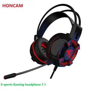 RGB Led Wired Gaming Headset Gamer Headphone untuk PS4 / PC / TV/PS3/XBox/Switch