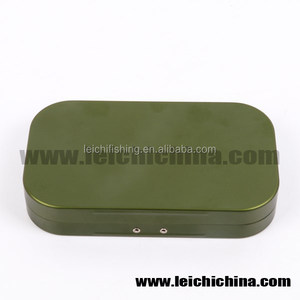 Boîte en aluminium pour la pêche à la mouche, couleur verte, 10 modèles WR - Product Image 2