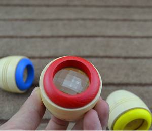 Kaleidoscope en bois <span class=keywords><strong>effet</strong></span> œil de guêpe magique, jouet pour enfants, prisme pour observer le monde coloré, cadeaux amusants pour enfants - Product Image 4