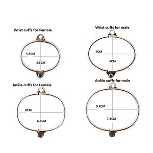 Эротические манжеты SM из нержавеющей стали на запястье с замком для мужчин и женщин - Product Image 5