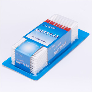 500 piezas de alta calidad de plástico estéril palo grande bastoncillos de algodón para médico - Product Image 3