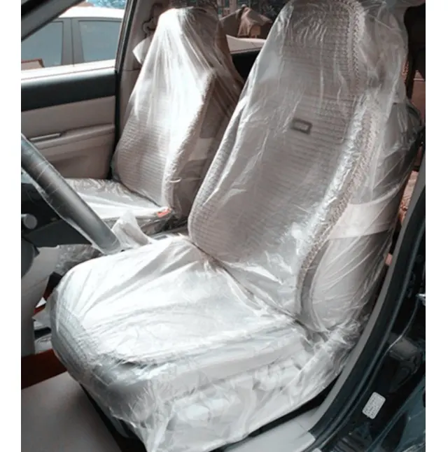 e30 cabrio op maat Stormforce wegwerp plastic auto seat cover