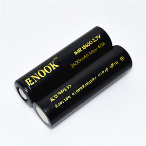 Gute qualität professionell herstellung enook 18650 20a 3,7 v 2600 mah große kapazität wiederaufladbare batterien - Product Image 2