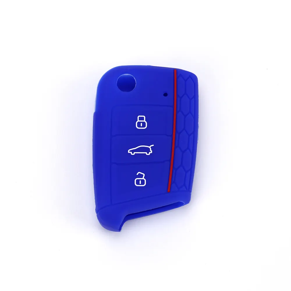 Silicone Factory Remote Car Key Cover 3 Button For Car Key Use