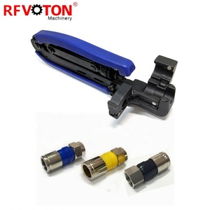 קואקסיאלי כבל RG6 RG58 RG59 RG11 מחבר F <span class=keywords><strong>BNC</strong></span> RCA דחיסת פלייר - Product Image 3