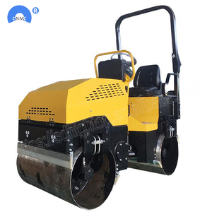 Compactador asférico vibratorio hidráulico de doble rueda de acero para suelo - Product Image 2