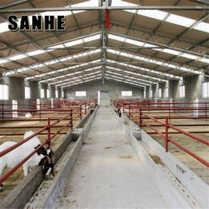 बिक्री के लिए बड़े अवधि इस्पात शेड पूर्वनिर्मित गाय Barns - Product Image 2