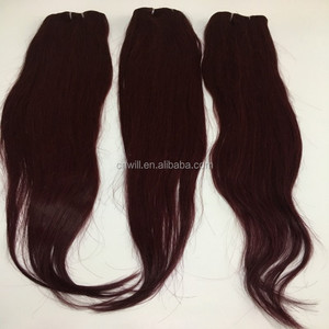 Extension di Capelli Brasiliani Rossi, Ciocche di Capelli Brasiliani Colore Rosso, Extension Non-Remy - Product Image 6