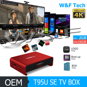 fábrica de streaming se t95u mali 450 8 core gpu quad core android 6.0 <span class=keywords><strong>2</strong></span> gb 16 gb s905x amlogic caja de la tv inteligente - Product Image 2