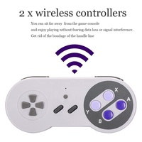 Console de jeu TV sans fil HD 720p 32 bits avec 1788 jeux intégrés, double manette sans fil 2,4 GHz, prise EU, prend en charge FC/MD/