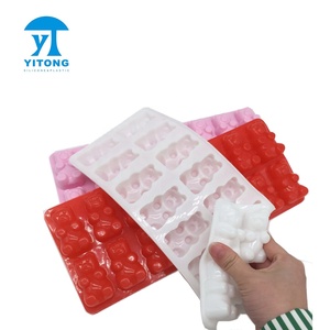 Bear Lover Siliconen Mal Fondant Schimmel Zeep Chocolade Schimmel Keuken Accessoires Cake Decorating Siliconen Beer Vorm Ijsbakje - Product Image 5