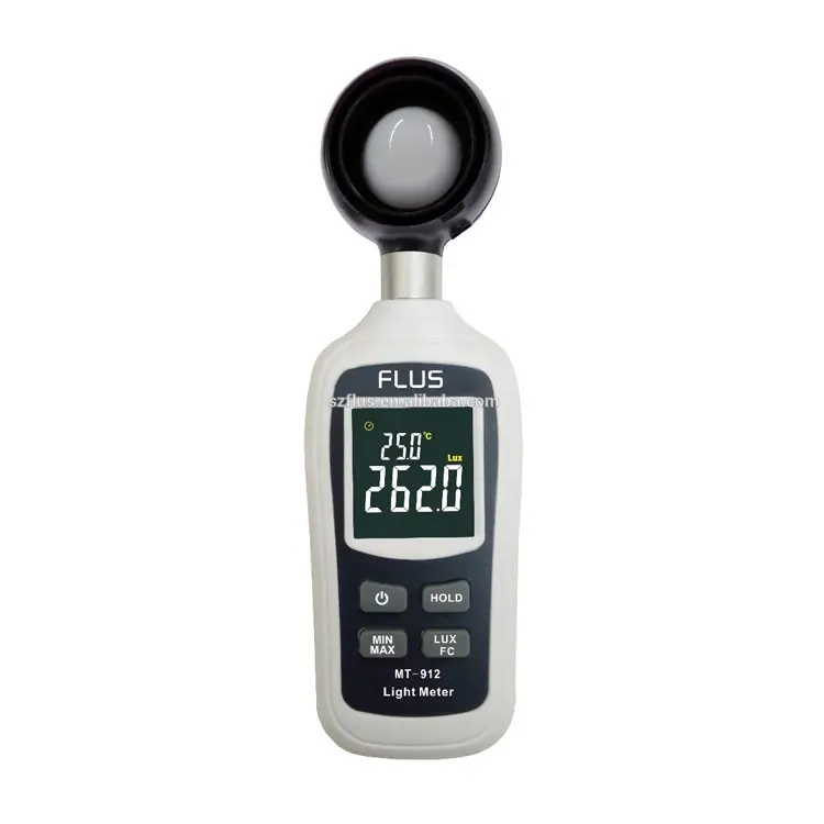 Testing Equipment Temperature Functions AAA Battery Digital Light Meter