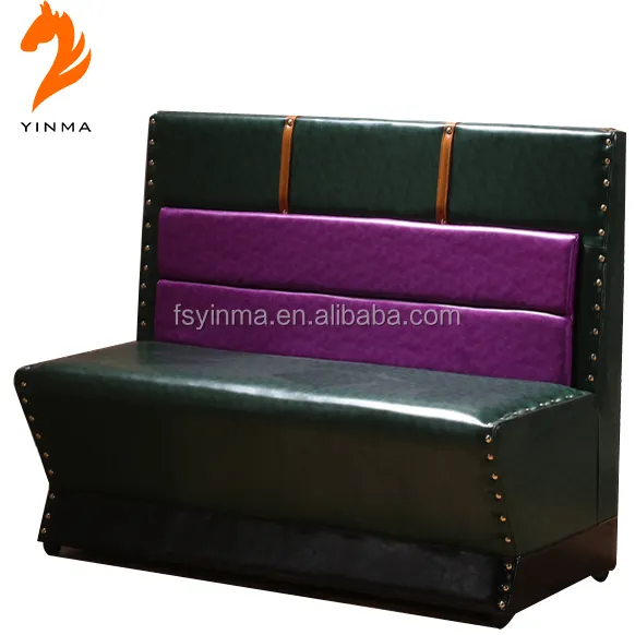 Yinma luxury restaurant sofa booth seating factory price